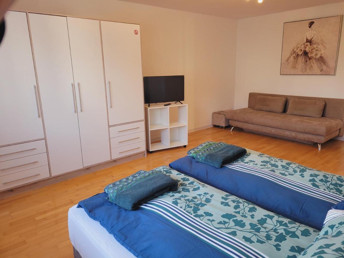 Ferienwohnung Anna Oftersheim Schwetzingen Hockenheim 3 Zimmer Mit Balkon المظهر الخارجي الصورة